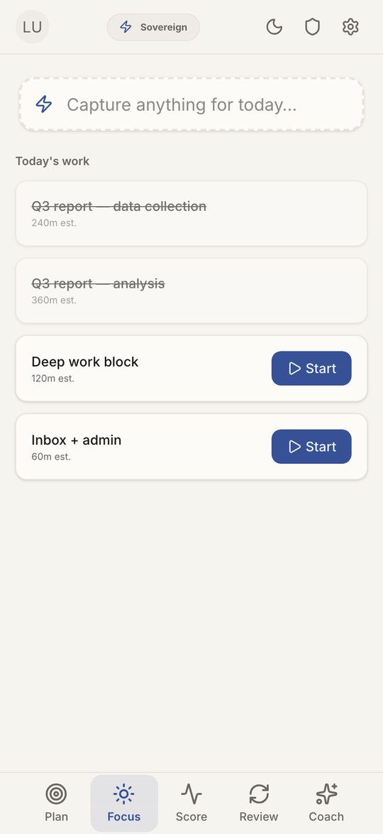 Ginomai Today on iPhone